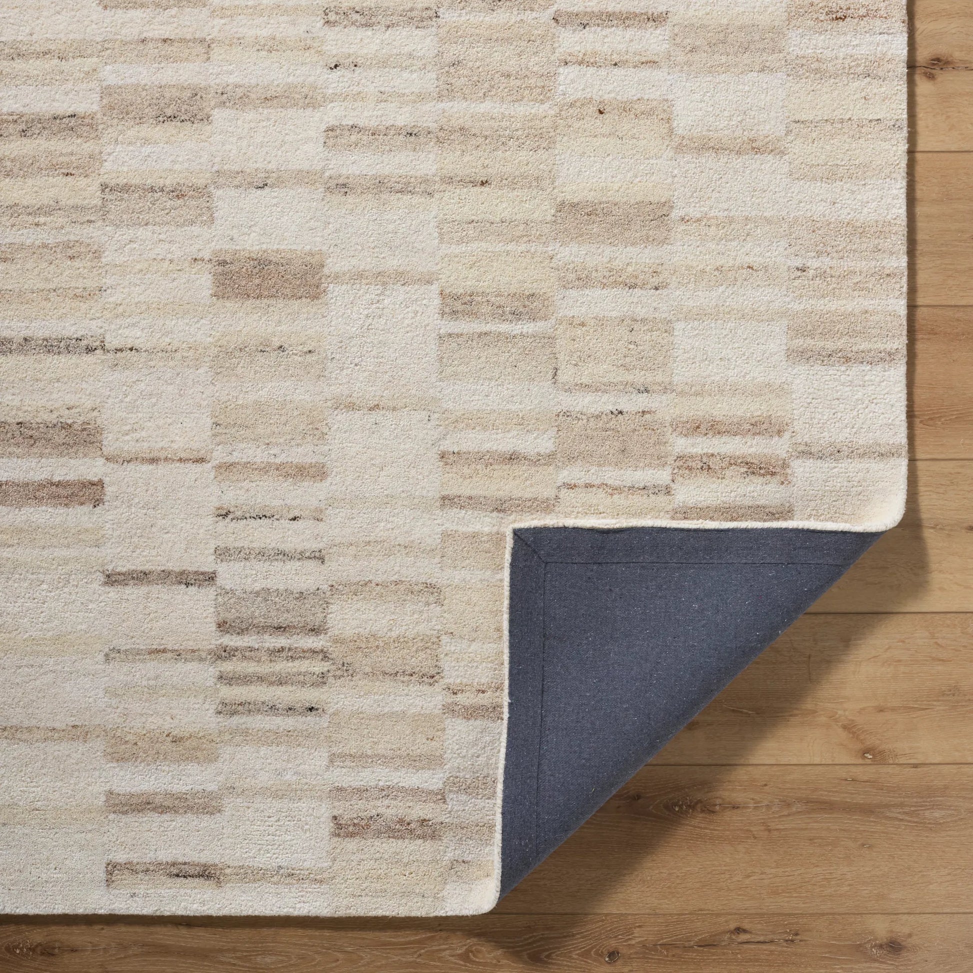 Max BOMX-2302 Rug by Becki Owens x Livabliss in ivory, sandstone, beige, cream, taupe. Made from wool in a unique style.