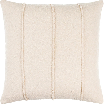 Mindy Pillow - 496183 by Becki Owens x Livabliss in pearl, off-white. Made from front: 100% cotton, back: 100% cotton in a modern style.