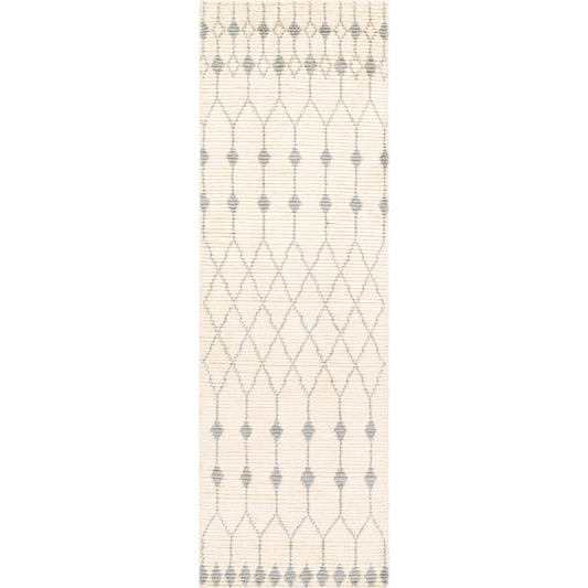 Beni Ourain Rug - 24183 by Surya in cream, light gray. Made from unique in a unique style.