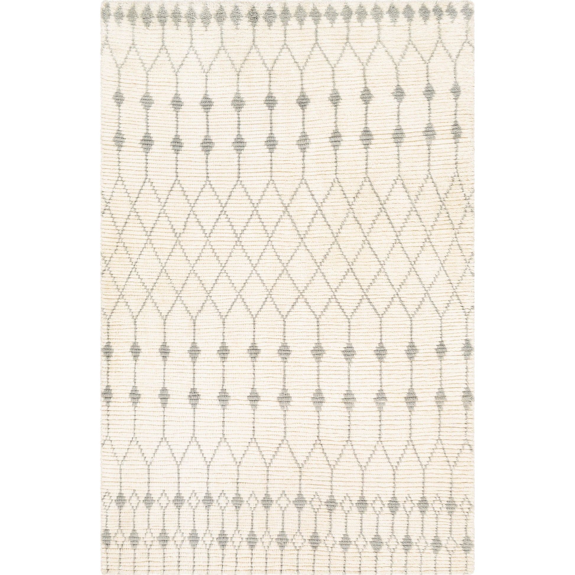 Beni Ourain Rug - 24183 by Surya in ivory, seafoam. Made from unique in a unique style.