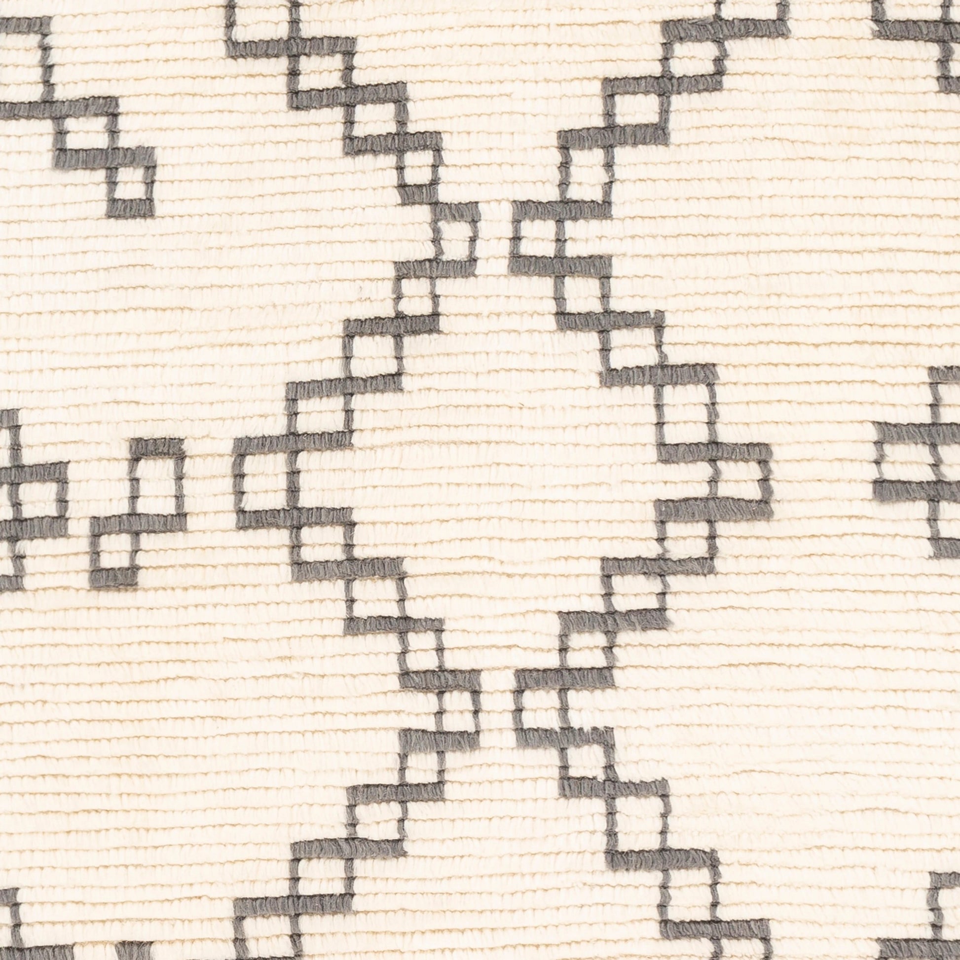 Beni Ourain Rug by Surya in ivory, charcoal. Made from unique in a unique style.
