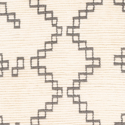 Beni Ourain Rug by Surya in ivory, charcoal. Made from unique in a unique style.