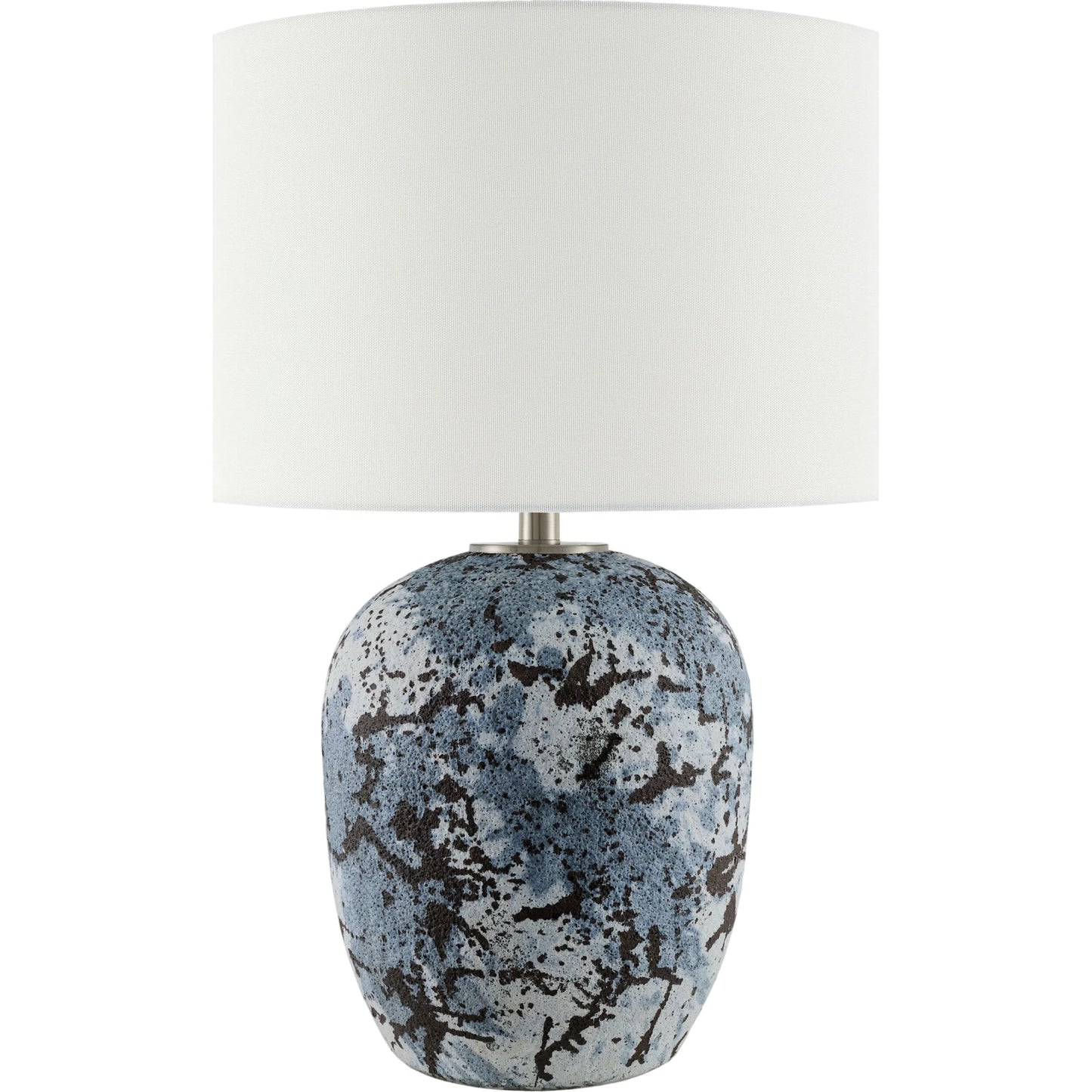 001 SI-2530619 | Primary Silo | Nerina Accent Table Lamp by Becki Owens x Livabliss in metallic gold, translucent, gray, white, gold and textured, plated. Made from ceramic, linen, polystyrene, iron in a unique style.