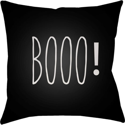 Boo Pillow - 7222 by Livabliss. Made from front: 100% polyester, back: 100% polyester in a traditional style.