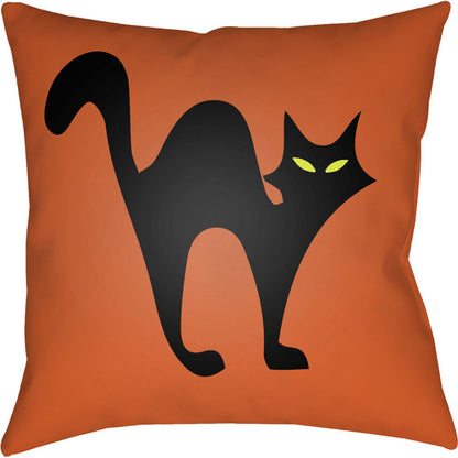 Boo Pillow - 15041 by Livabliss. Made from front: 100% polyester, back: 100% polyester in a traditional style.