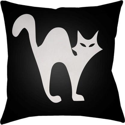 Boo Pillow - 15041 by Livabliss. Made from front: 100% polyester, back: 100% polyester in a traditional style.