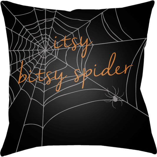 Boo Pillow - 27513 by Surya. Made from front: 100% polyester, back: 100% polyester in a traditional style.