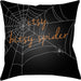 Boo Pillow - 27513 by Livabliss. Made from front: 100% polyester, back: 100% polyester in a traditional style.