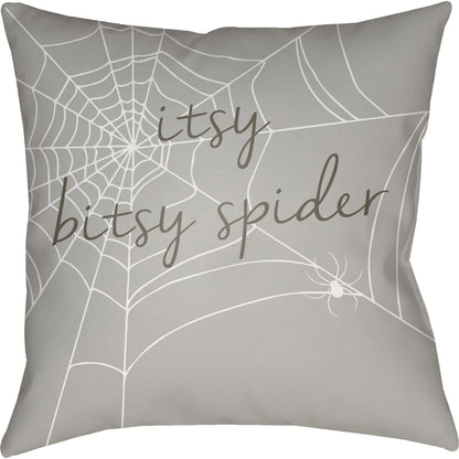Boo Pillow - 27513 by Livabliss. Made from front: 100% polyester, back: 100% polyester in a traditional style.