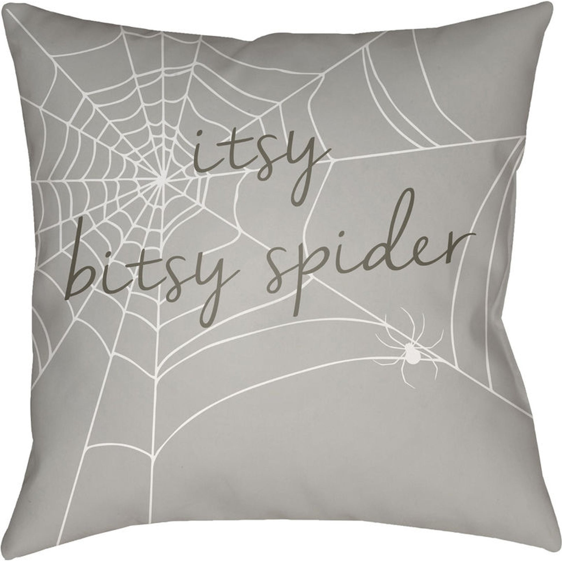 Boo Pillow - 27513 by Livabliss. Made from front: 100% polyester, back: 100% polyester in a traditional style.
