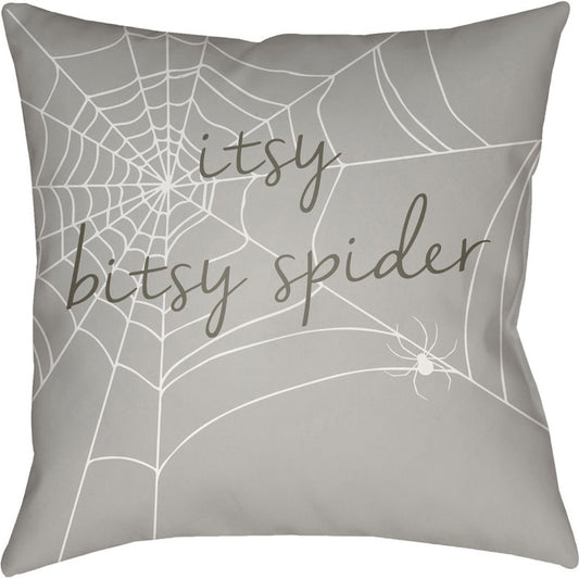 Boo Pillow - 27513 by Surya. Made from front: 100% polyester, back: 100% polyester in a traditional style.