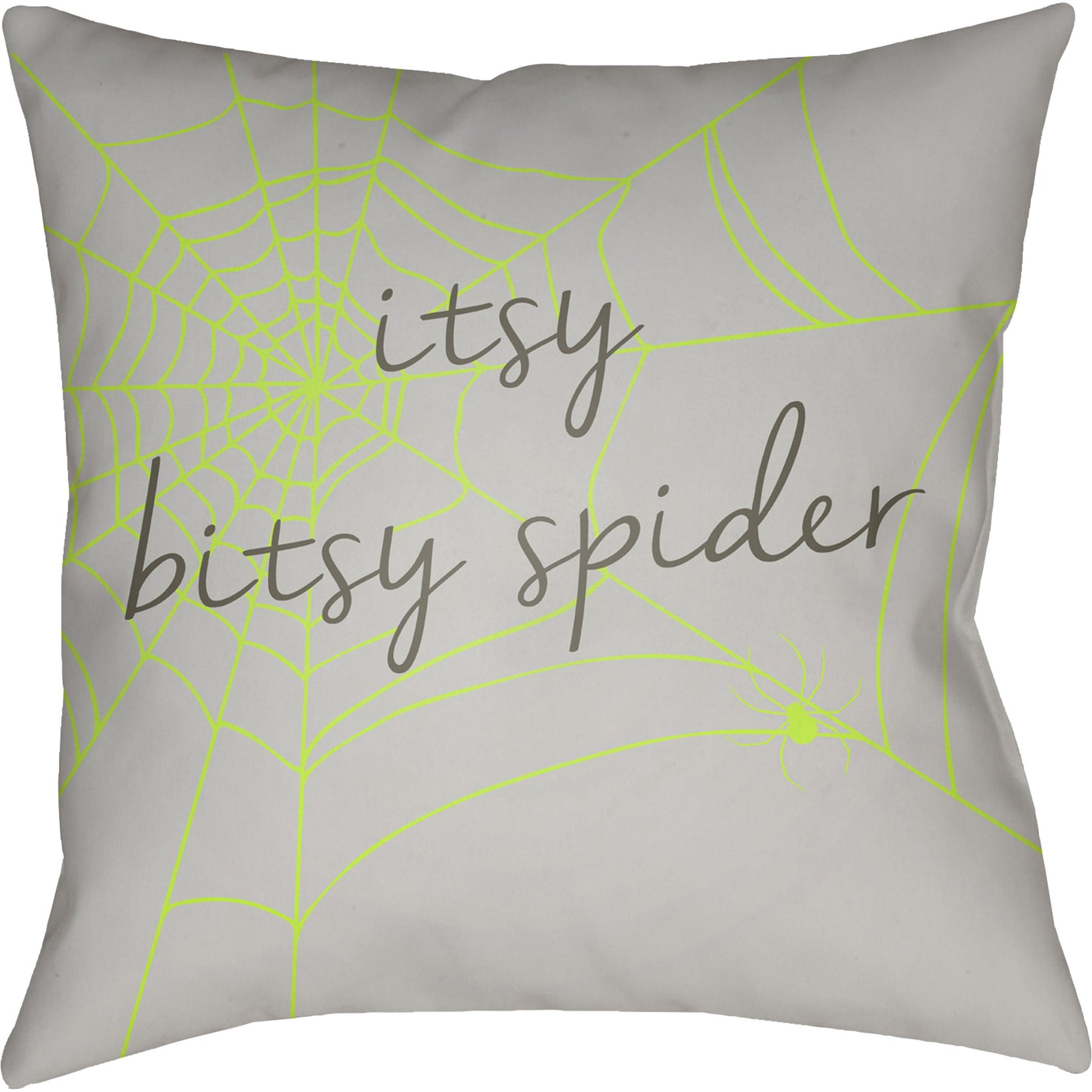 Boo Pillow - 27513 by Livabliss. Made from front: 100% polyester, back: 100% polyester in a traditional style.