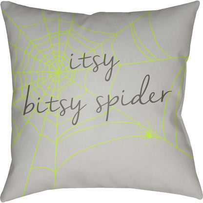 Boo Pillow - 27513 by Livabliss. Made from front: 100% polyester, back: 100% polyester in a traditional style.