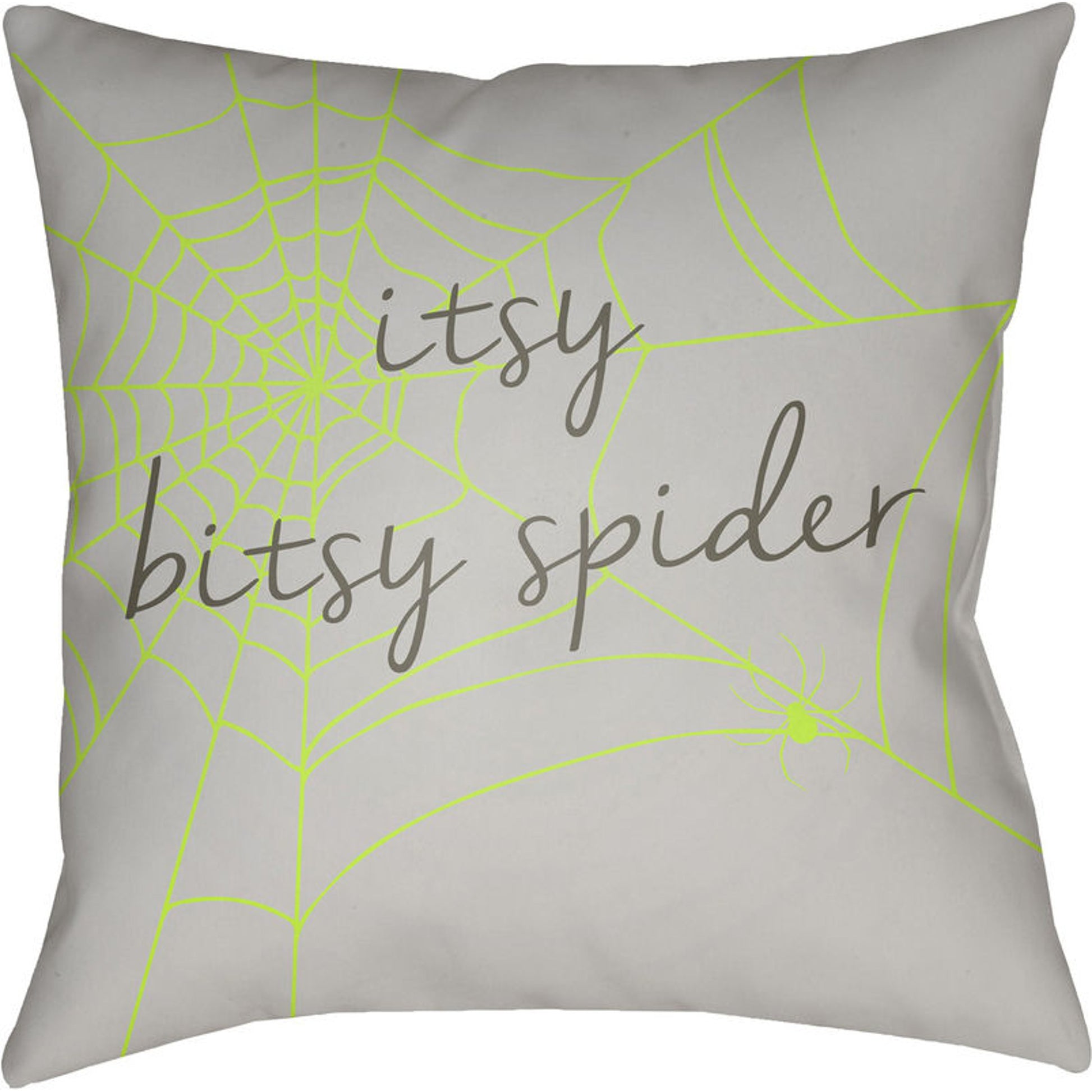 Boo Pillow - 27513 by Livabliss. Made from front: 100% polyester, back: 100% polyester in a traditional style.
