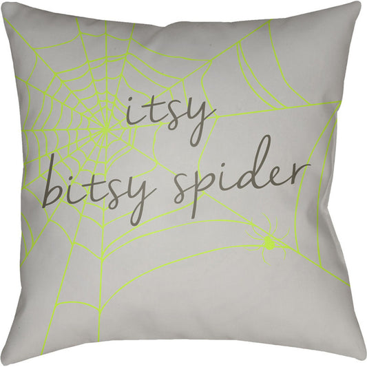 Boo Pillow - 27513 by Surya. Made from front: 100% polyester, back: 100% polyester in a traditional style.
