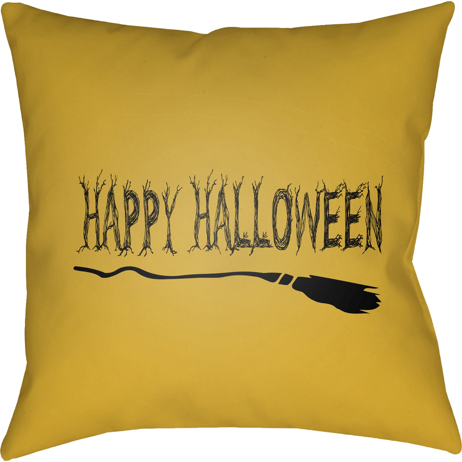 Boo Pillow - 13942 by Livabliss. Made from front: 100% polyester, back: 100% polyester in a modern style.