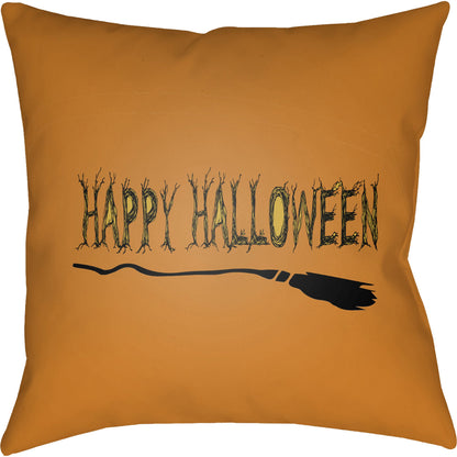 Boo Pillow - 13942 by Livabliss. Made from front: 100% polyester, back: 100% polyester in a modern style.