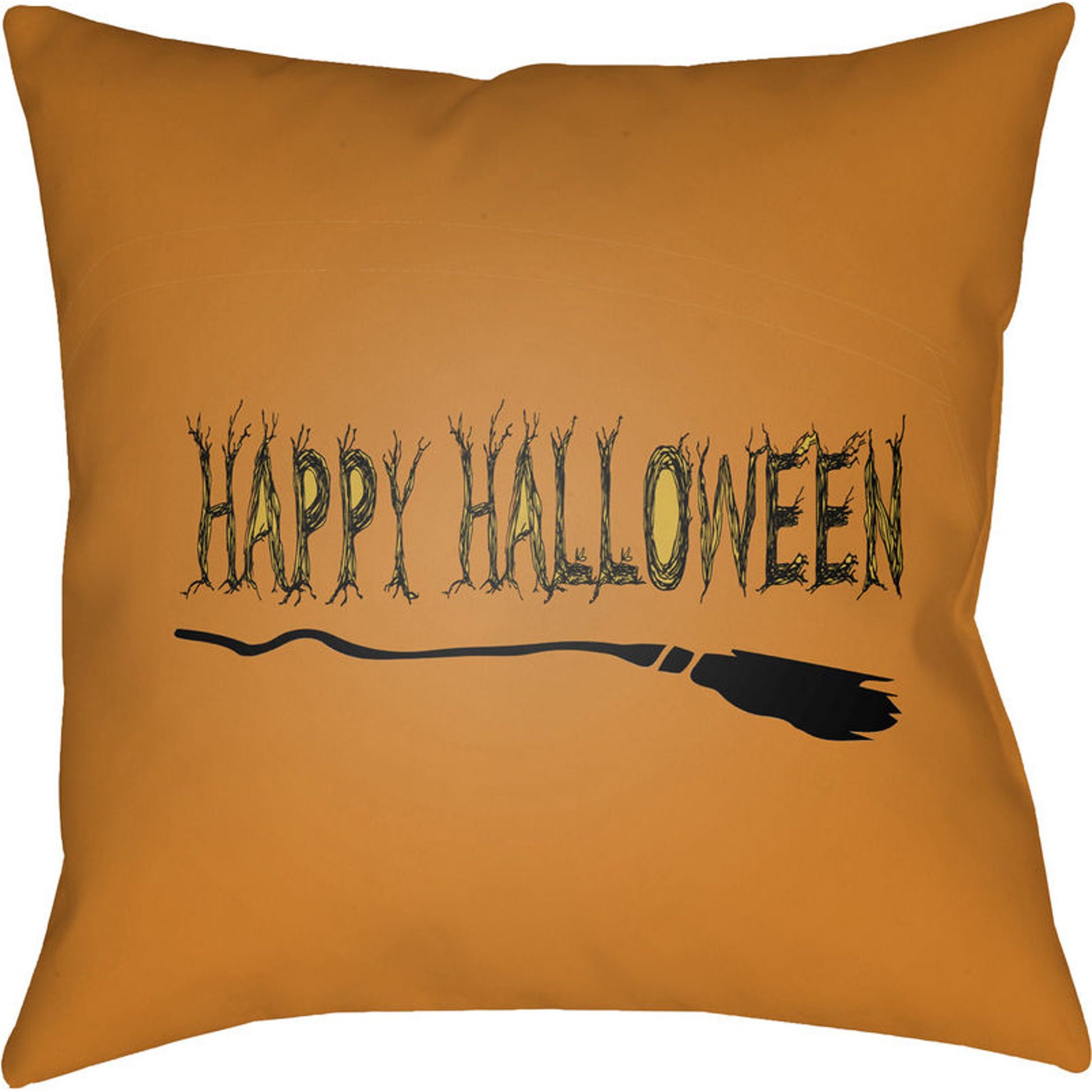 Boo Pillow - 13942 by Livabliss. Made from front: 100% polyester, back: 100% polyester in a modern style.