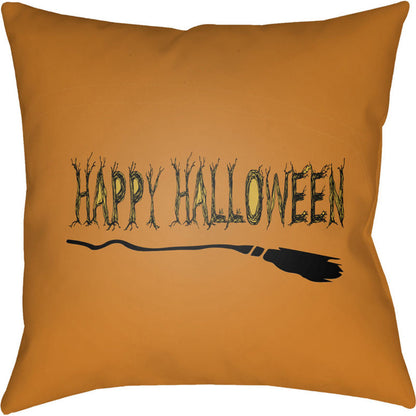 Boo Pillow - 13942 by Livabliss. Made from front: 100% polyester, back: 100% polyester in a modern style.