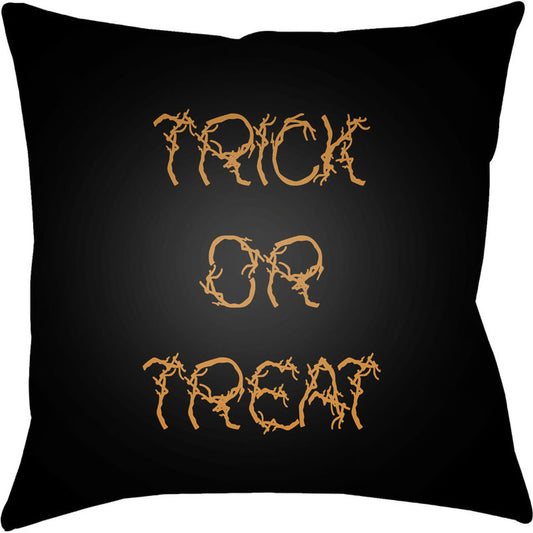 Boo Pillow - 19418 by Livabliss. Made from front: 100% polyester, back: 100% polyester in a modern style.