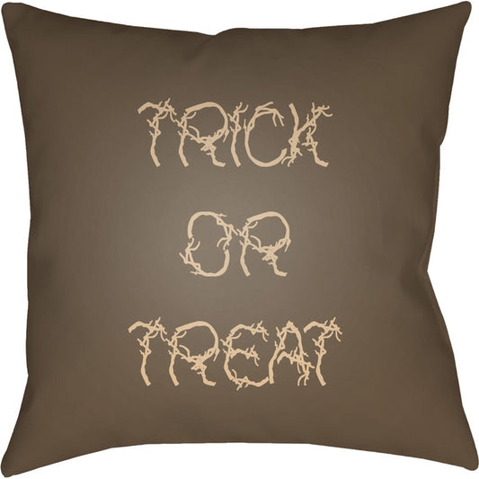 Boo Pillow - 19418 by Livabliss. Made from front: 100% polyester, back: 100% polyester in a modern style.