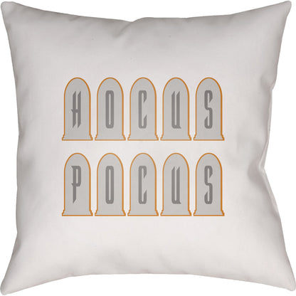 Boo Pillow - 29037 by Livabliss. Made from front: 100% polyester, back: 100% polyester in a modern style.