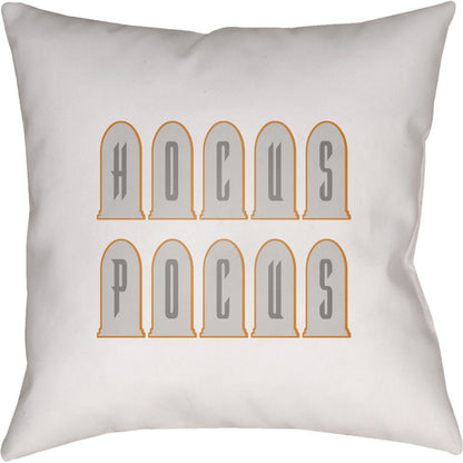 Boo Pillow - 29037 by Livabliss. Made from front: 100% polyester, back: 100% polyester in a modern style.