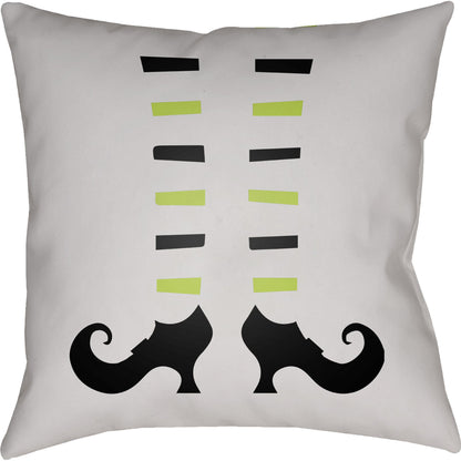 Boo Pillow - 6194 by Livabliss. Made from front: 100% polyester, back: 100% polyester in a modern style.