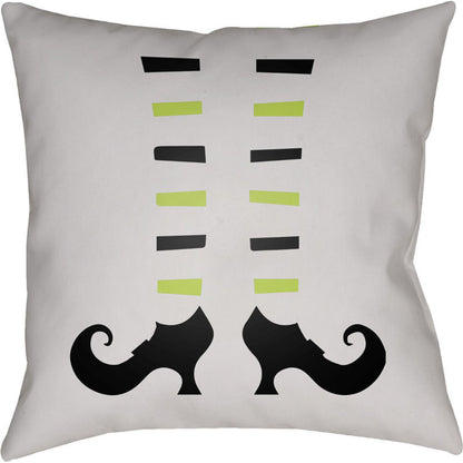 Boo Pillow - 6194 by Livabliss. Made from front: 100% polyester, back: 100% polyester in a modern style.