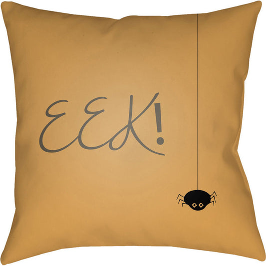 Boo Pillow - 25846 by Livabliss. Made from front: 100% polyester, back: 100% polyester in a modern style.