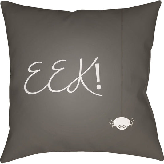 Boo Pillow - 25846 by Livabliss. Made from front: 100% polyester, back: 100% polyester in a modern style.