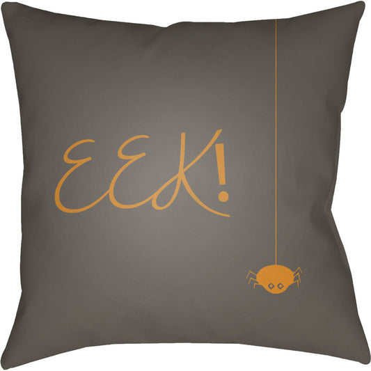 Boo Pillow - 25846 by Livabliss. Made from front: 100% polyester, back: 100% polyester in a modern style.