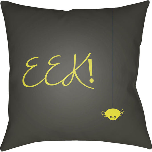 Boo Pillow - 25846 by Livabliss. Made from front: 100% polyester, back: 100% polyester in a modern style.