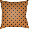 Orange, Black / 18" x 18"