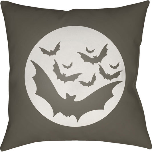Boo Pillow - 9890 by Livabliss. Made from front: 100% polyester, back: 100% polyester in a modern style.