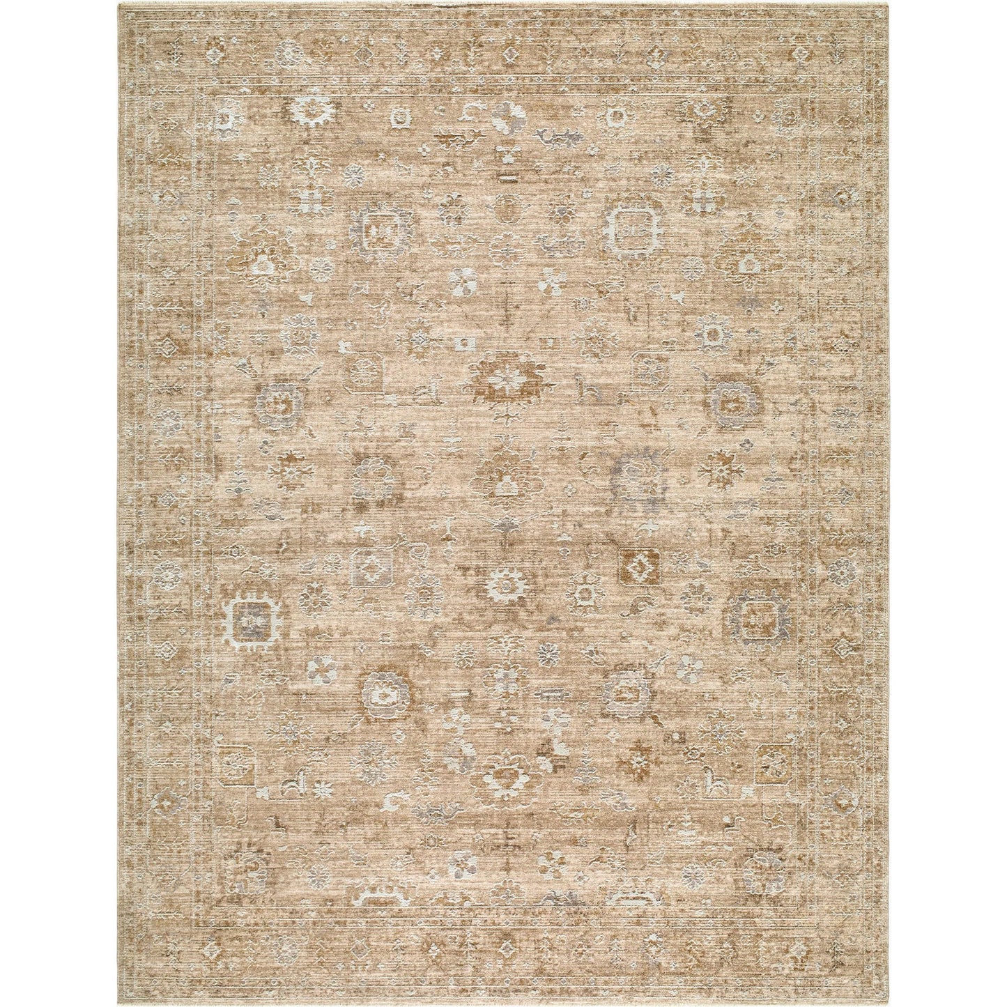 000 SI-2530339,SI-2530340,SI-2530341,SI-2530342,SI-2530343 | Primary Silo | Penny BOPE-2300 Rug by Becki Owens x Livabliss in ivory, off, white, mustard, tan, medium gray. Made from polyester in a unique style.