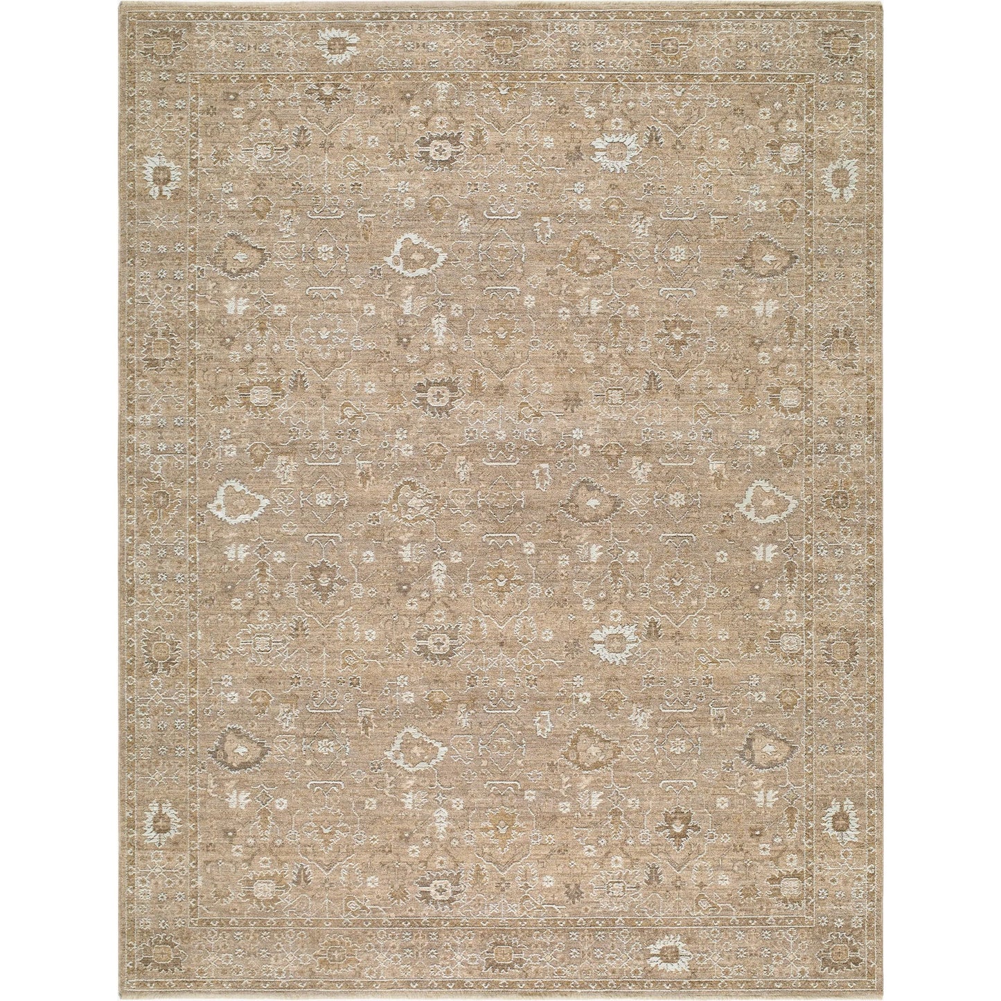 001 SI-2530344,SI-2530345,SI-2530346,SI-2530347,SI-2530348 | Primary Silo | Penny BOPE-2301 Rug by Becki Owens x Livabliss in ivory, mustard, off, white, tan, medium gray. Made from polyester in a unique style.