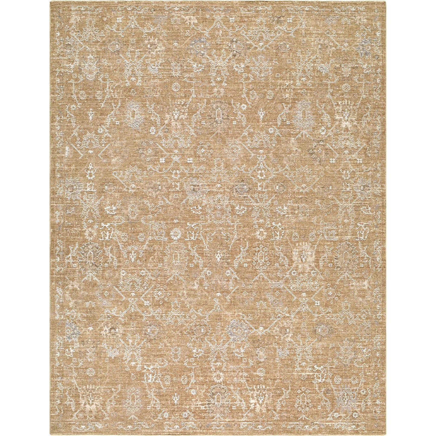 001 SI-2530384,SI-2530385,SI-2530386,SI-2530387,SI-2530388 | Primary Silo | Penny BOPE-2309 Rug by Becki Owens x Livabliss in mustard, ivory, off, white, tan. Made from polyester in a unique style.