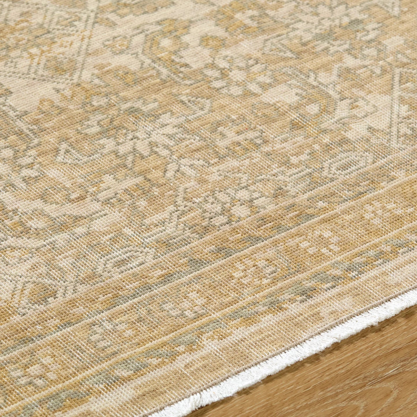 006 SI-2169360,SI-2169361,SI-2169362,SI-2169363,SI-2169364,SI-2169365 | Closeup | Renaissance Rug - 541960 by Becki Owens x Surya in light beige, taupe, tan. Made from wool in a unique style.