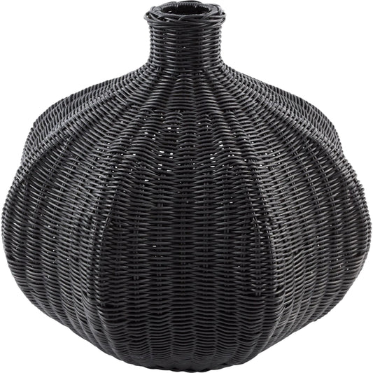 Boscha Garlic Basket by Surya in powder coated. Made from rattan, iron in a unique style.