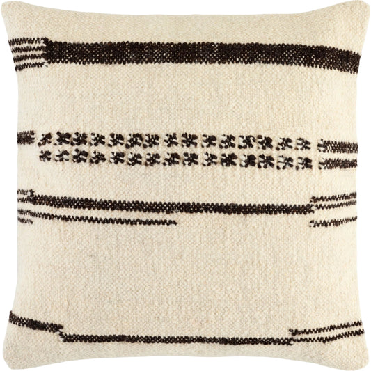 001 SI-2530168,SI-2530169,SI-2530170,SI-2530171,SI-2530172,SI-2530173 | Primary Silo | Solea Accent Pillow by Becki Owens x Livabliss in ivory, espresso. Made from cotton in a unique style.