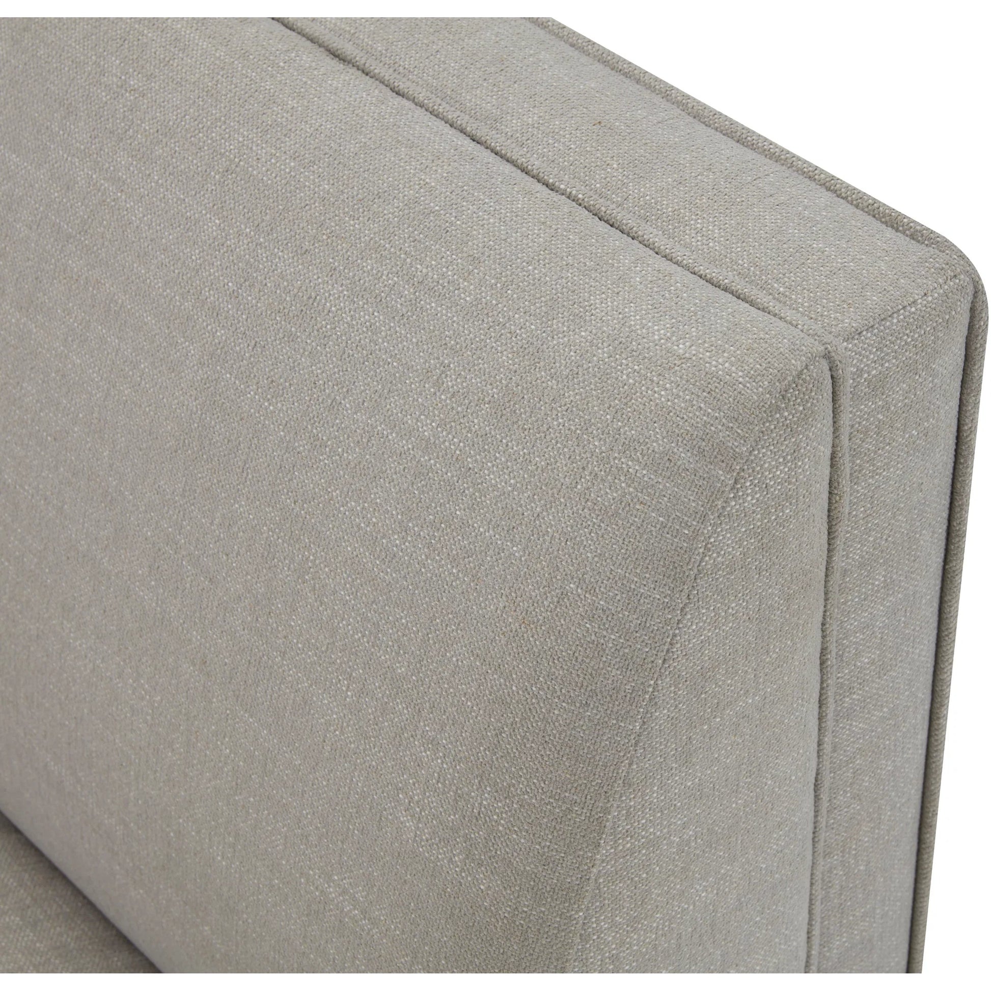 Stinson Dining Chair by Becki Owens x Surya in light gray. Made from polyester, linen, ash wood, foam in a unique style.