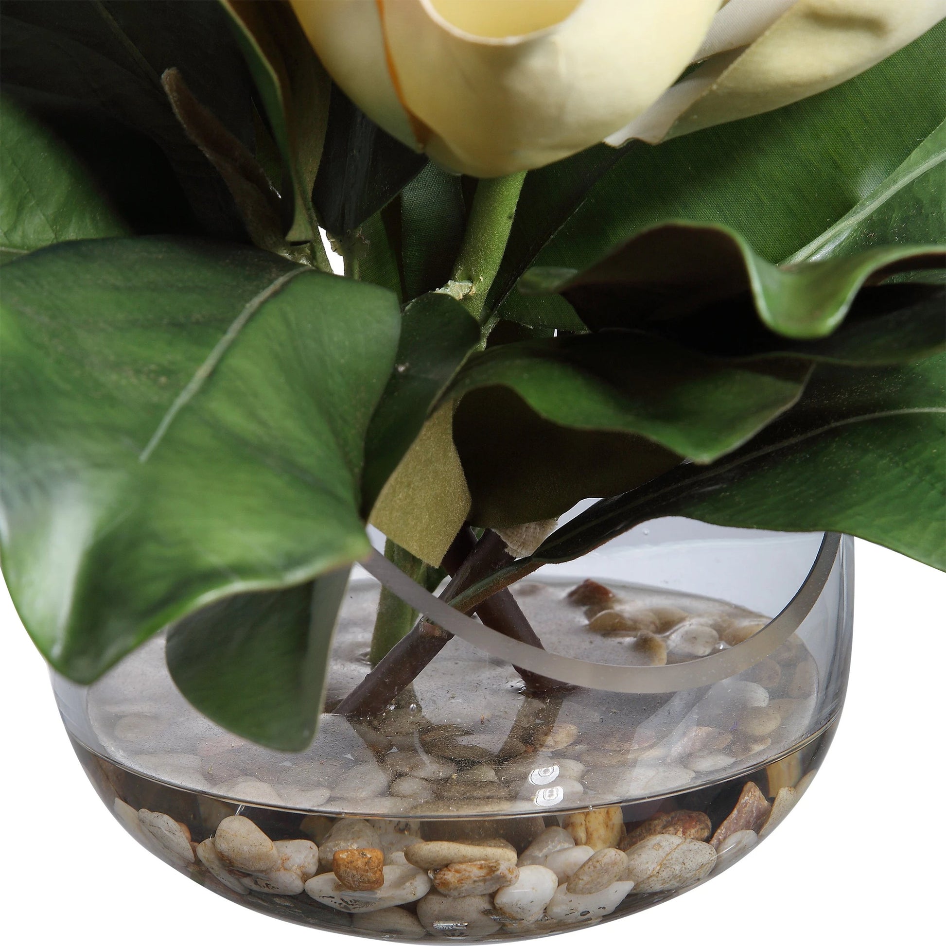 Celia Silk Magnolia Accent by Uttermost. Made from polyester, plastic, iron, glass in a modern style.