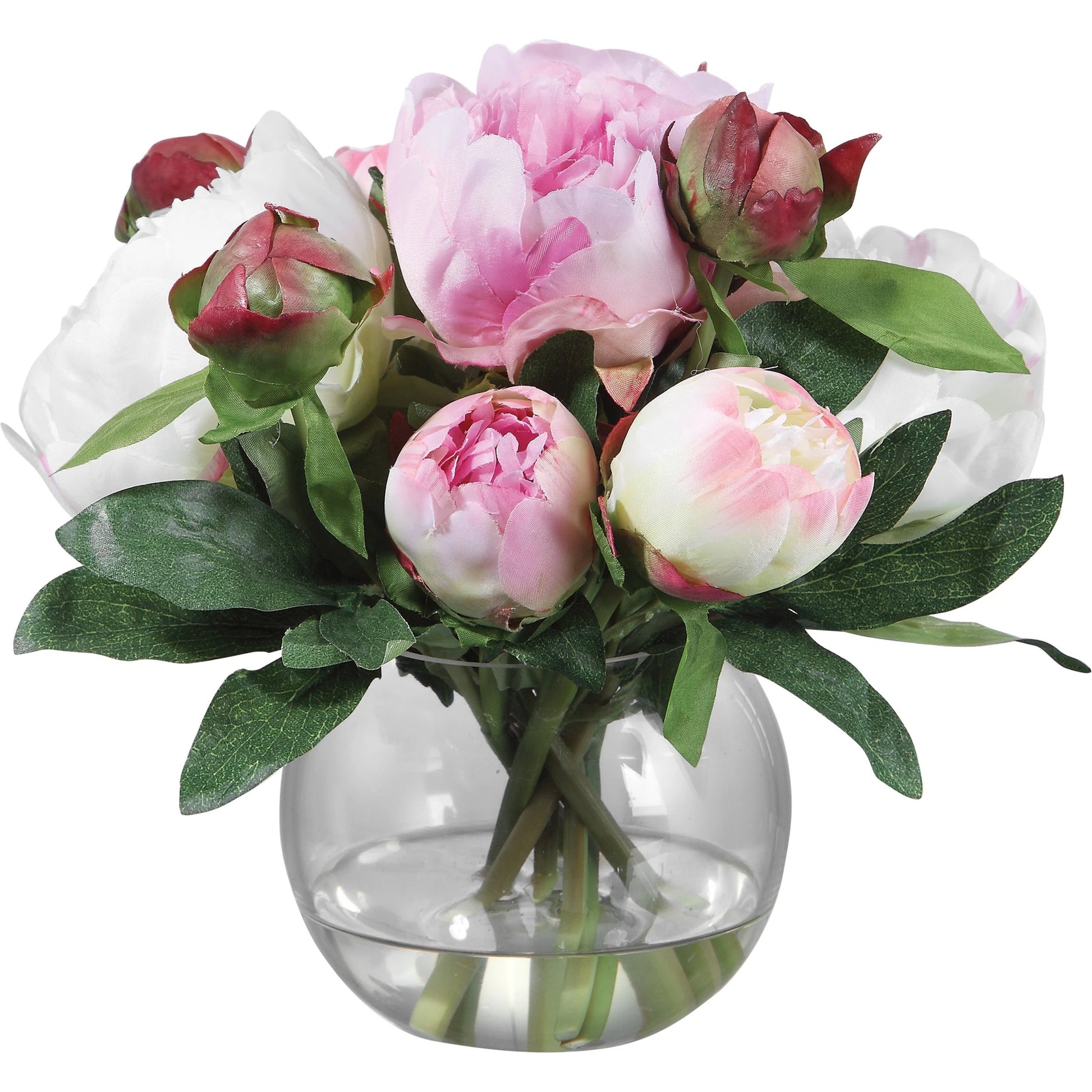 Blaire Peony Bouquet by Uttermost. Made from polyester, plastic, iron, glass in a modern style.