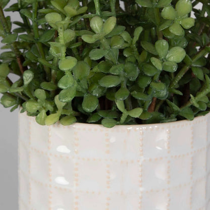 Edgewood Greenery by Uttermost in white. Made from plastic, ceramic, iron, polyester, glue in a modern style.