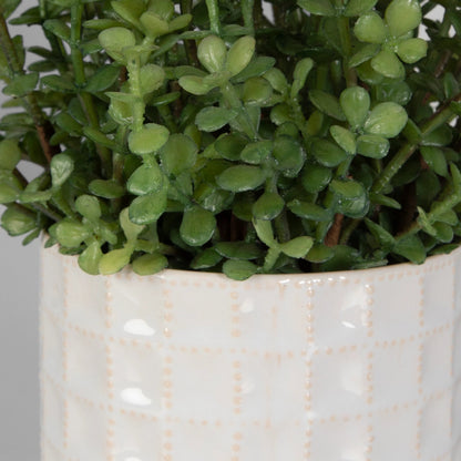 Edgewood Greenery by Uttermost in white. Made from plastic, ceramic, iron, polyester, glue in a modern style.