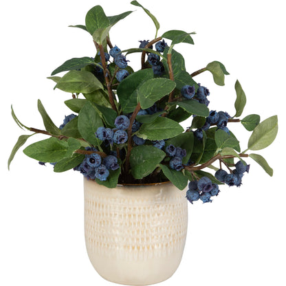 Blueberry Fields Accent by Uttermost in tan. Made from polyester, plastic, ceramic, glue, iron in a modern style.