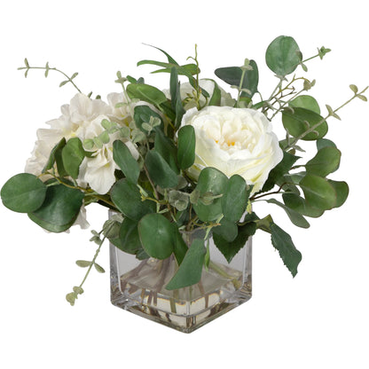 Rosewood Garden Bouquet by Uttermost. Made from polyester, plastic, iron, glass, glue in a modern style.