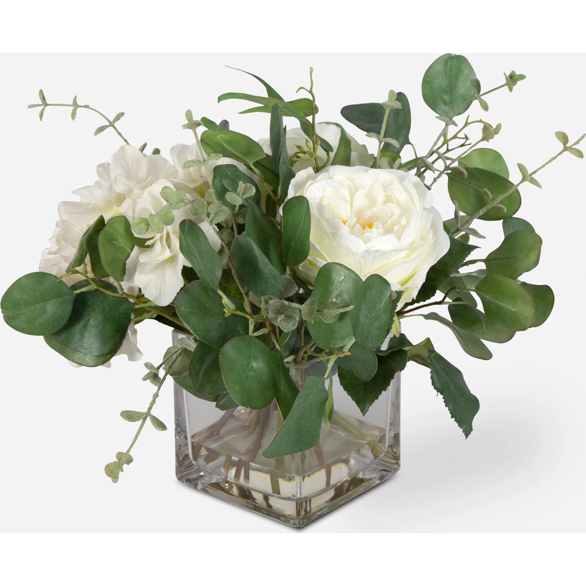 Rosewood Garden Bouquet by Uttermost. Made from polyester, plastic, iron, glass, glue in a modern style.
