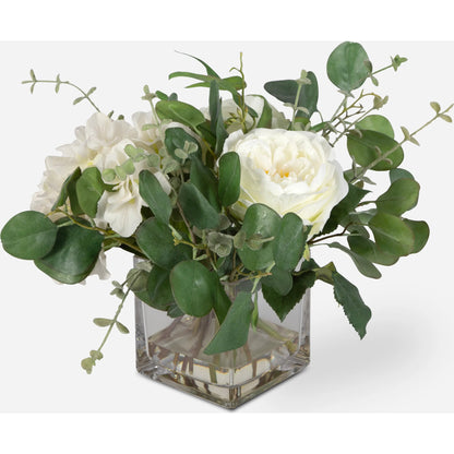 Rosewood Garden Bouquet by Uttermost. Made from polyester, plastic, iron, glass, glue in a modern style.